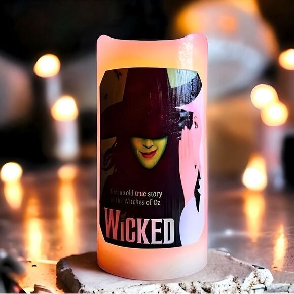 NWOT. 🕯Wicked -  Musical Theater Flameless Candle - Picture 1 of 5